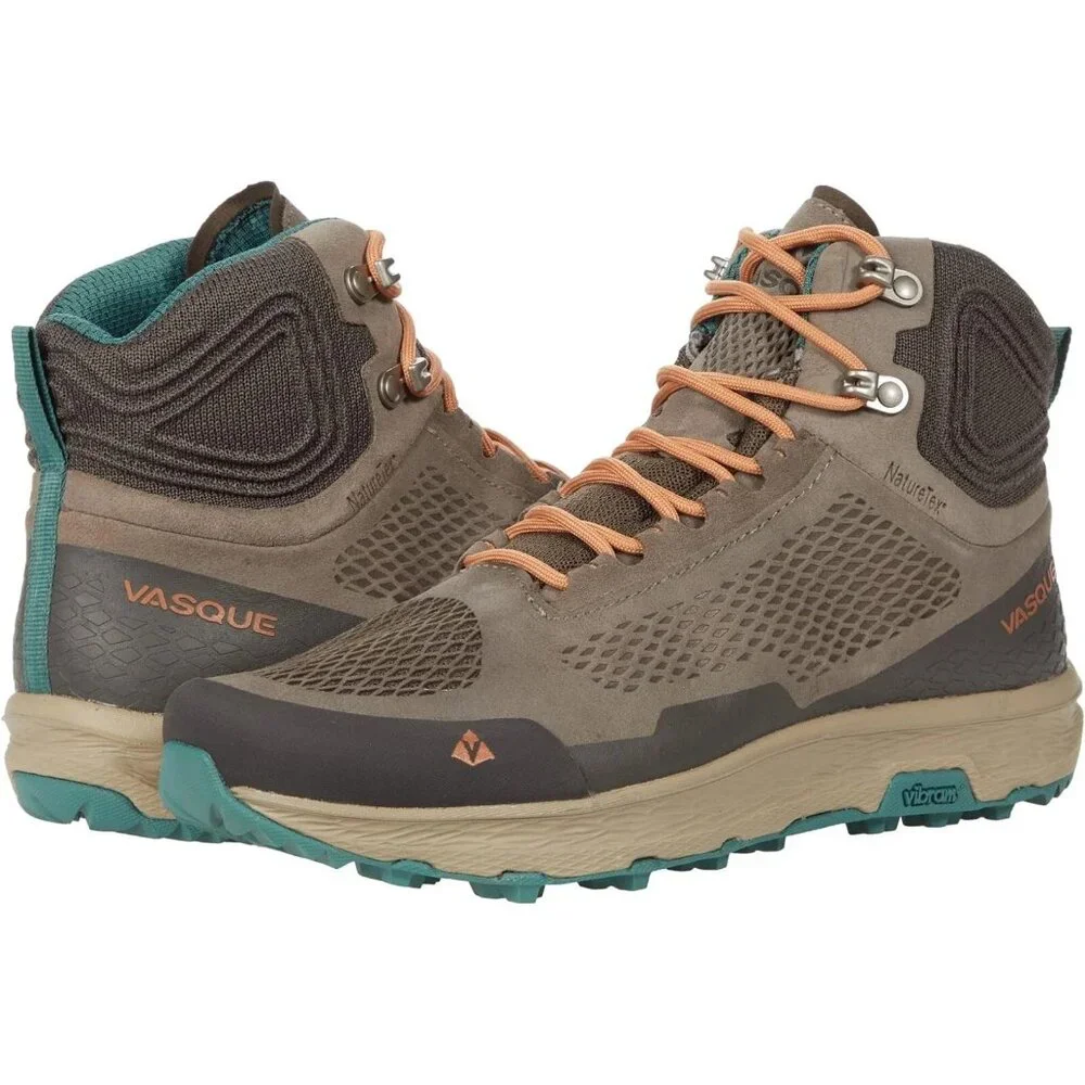 Vasque Women's Breeze LT NTX‎ Waterproof Hiking Shoe Bungee Cord Beige NEW Sz 6